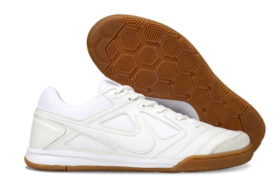 Nike Lunar Gato 2 IC Low-Tops Football Shoes - Beige/White