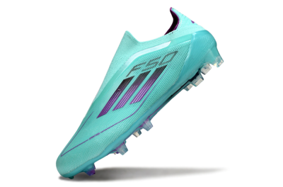 Adidas F50 Elite Laceless FG Low-Tops Football Boots - Jade/Purple/Black