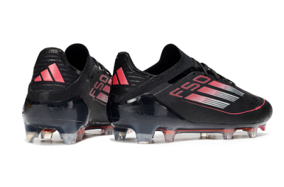 Adidas F50 Elite FG Low-Tops Football Boots - Black/Silver/Red