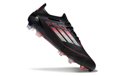 Adidas F50 Elite FG Low-Tops Football Boots - Black/Silver/Red
