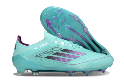 Adidas F50 Elite FG Low-Tops Football Boots - Jade/Purple/Black