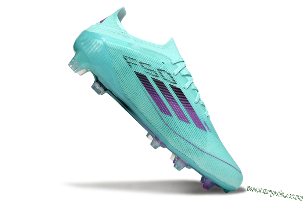 Adidas F50 Elite FG Low-Tops Football Boots - Jade/Purple/Black 4