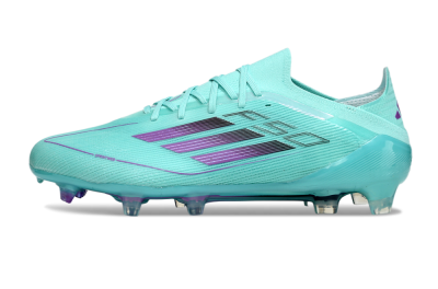 Adidas F50 Elite FG Low-Tops Football Boots - Jade/Purple/Black