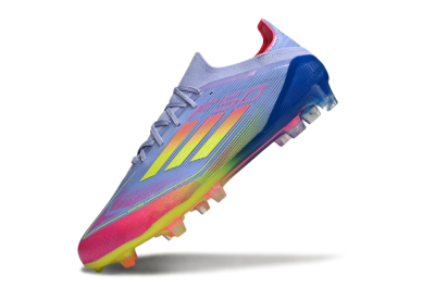 Adidas F50 Elite FG Low-Tops Football Boots - Blue/Yellow/Pink