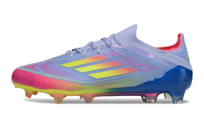 Adidas F50 Elite FG Low-Tops Football Boots - Blue/Yellow/Pink