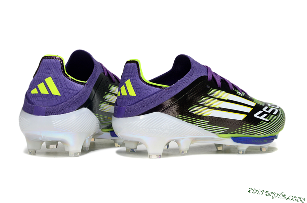 Adidas F50+ Elite Lightstrike Pro FG Low-Tops Football Boots - Purple/White/Yellow 6
