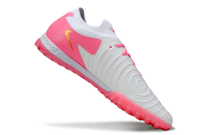 Nike Phantom GX 2 Elite TF Low-Tops Football Shoes - White/Pink/Gold