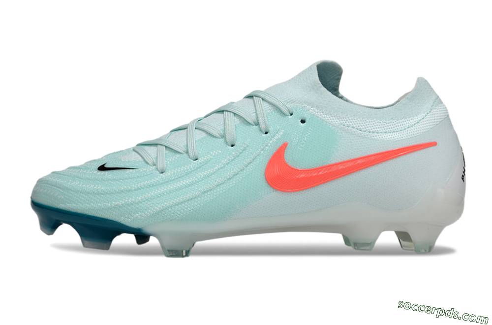 Nike Phantom GX 2 Elite FG Low-Tops Football Boots - Jade/Red/Black 2