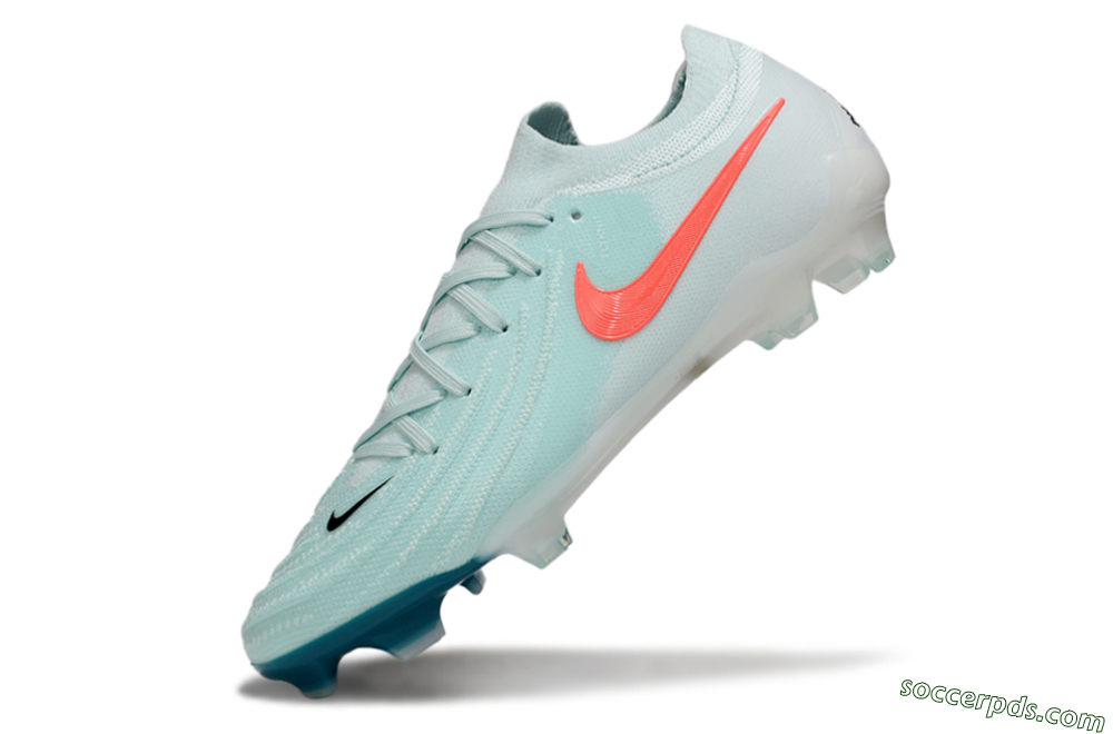 Nike Phantom GX 2 Elite FG Low-Tops Football Boots - Jade/Red/Black 5