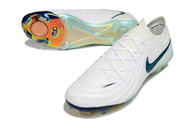 Nike Phantom GX 2 Elite FG Low-Tops Football Boots - White/Black/Jade