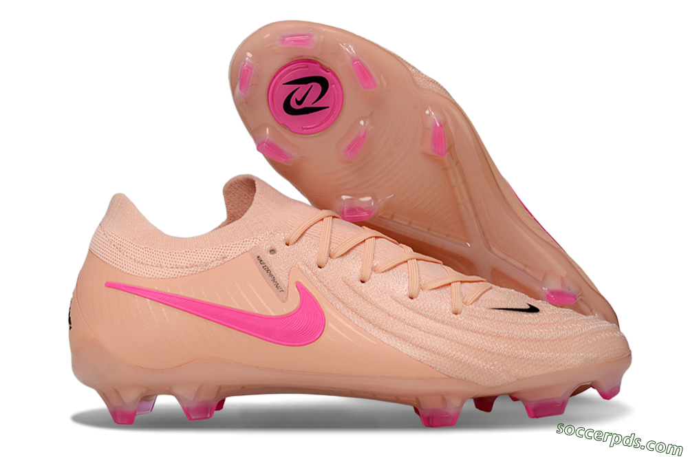 Nike Phantom GX 2 Elite FG Low-Tops Football Boots - Pink/Black 1