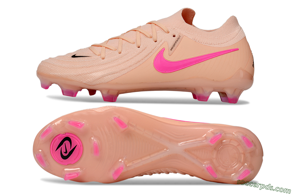 Nike Phantom GX 2 Elite FG Low-Tops Football Boots - Pink/Black 0