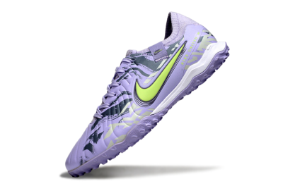 Nike Tiempo Legend 10 Pro TF Low-Tops Football Shoes - Purple/Black/Yellow