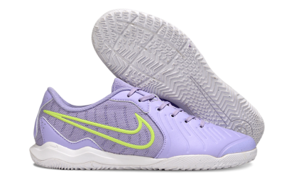 Nike Tiempo Legend 10 Academy IC Low-Tops Football Shoes - Purple/Yellow
