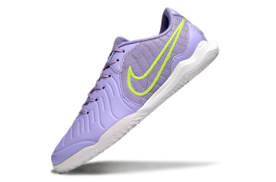 Nike Tiempo Legend 10 Academy IC Low-Tops Football Shoes - Purple/Yellow