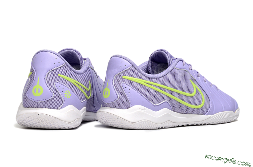 Nike Tiempo Legend 10 Academy IC Low-Tops Football Shoes - Purple/Yellow 6