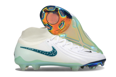 Nike Phantom Luna Elite NU FG Low-Tops Football Boots - White/Black/Jade