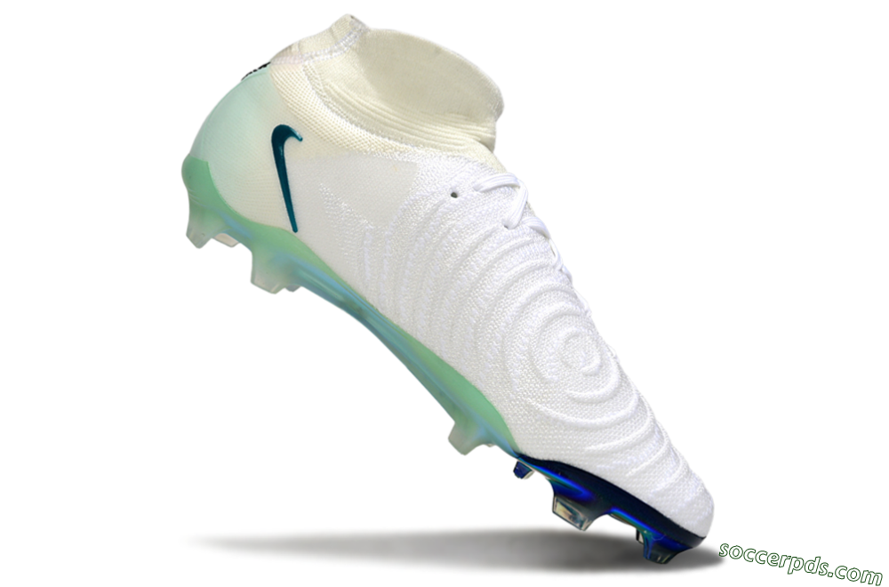 Nike Phantom Luna Elite NU FG Low-Tops Football Boots - White/Black/Jade 4