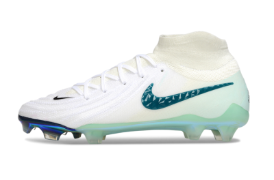 Nike Phantom Luna Elite NU FG Low-Tops Football Boots - White/Black/Jade