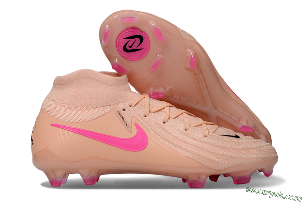 Nike Phantom Luna Elite NU FG Low-Tops Football Boots - Pink/Black 1