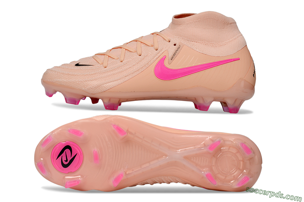 Nike Phantom Luna Elite NU FG Low-Tops Football Boots - Pink/Black 0