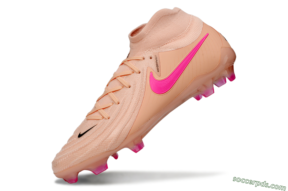 Nike Phantom Luna Elite NU FG Low-Tops Football Boots - Pink/Black 5
