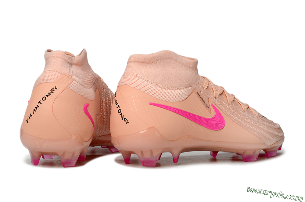 Nike Phantom Luna Elite NU FG Low-Tops Football Boots - Pink/Black 6