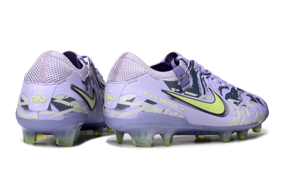 Nike Tiempo Legend 10 Elite FG Low-Tops Football Boots - Purple/Black/Yellow