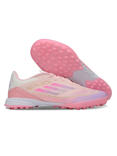 Adidas F50 Pro TF Low-Tops Football Shoes - Pink/Purple/Gold