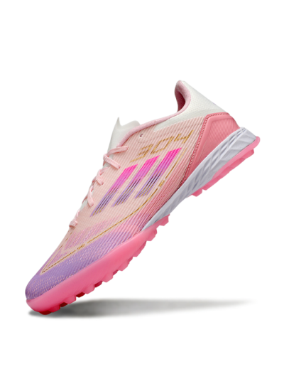 Adidas F50 Pro TF Low-Tops Football Shoes - Pink/Purple/Gold