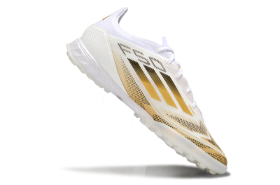 Adidas F50 Elite Kings League TF Low-Tops Football Shoes - White/Yellow/Black