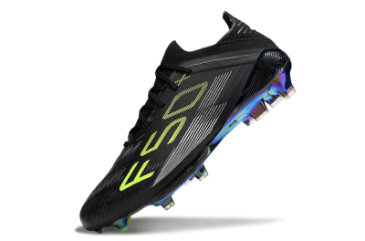 Adidas F50+ Elite Lightstrike Pro FG Low-Tops Football Boots - Black/Yellow/Silver