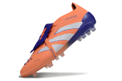 Adidas Predator Elite Foldover Tongue FG Low-Tops Football Boots - Orange/White/Blue