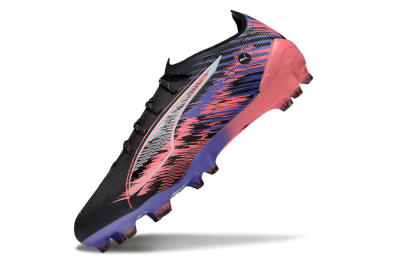 Puma Ultra 5 Ultimate FG Low-Tops Football Boots - Black/Pink/Purple