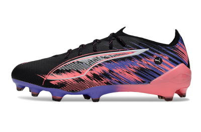 Puma Ultra 5 Ultimate FG Low-Tops Football Boots - Black/Pink/Purple
