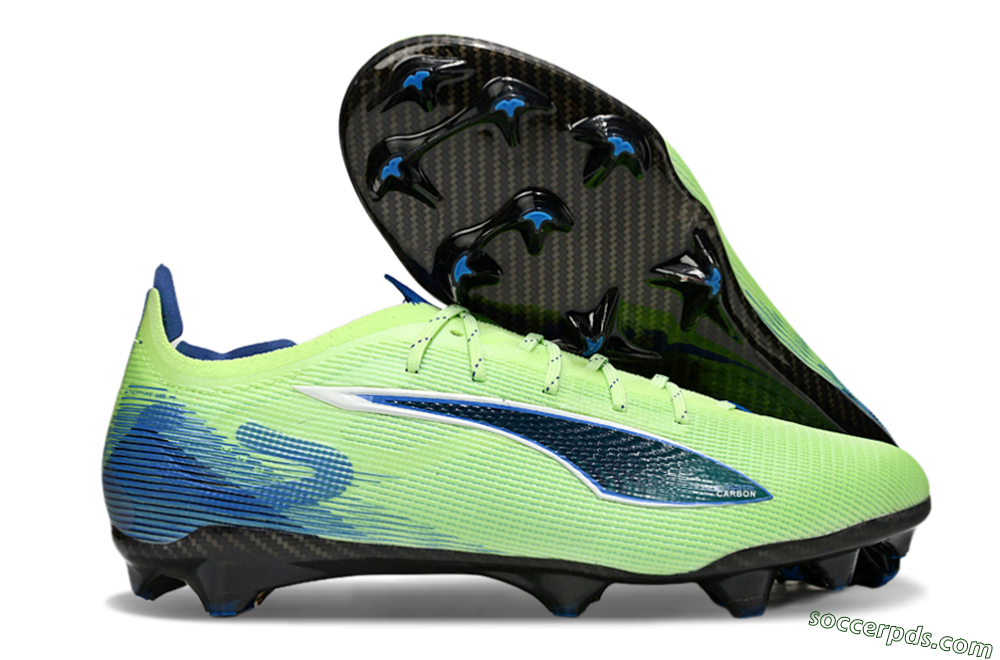Puma Ultra 5 Ultimate FG Low-Tops Football Boots - Yellow/Blue/White 1