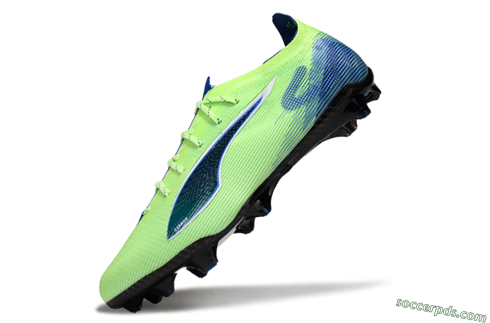 Puma Ultra 5 Ultimate FG Low-Tops Football Boots - Yellow/Blue/White 5