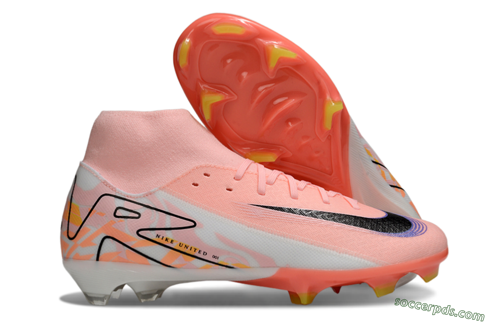 Nike Air Zoom Mercurial Superfly 10 Academy FG High-Tops Football Boots - Pink/Black/Purple 1