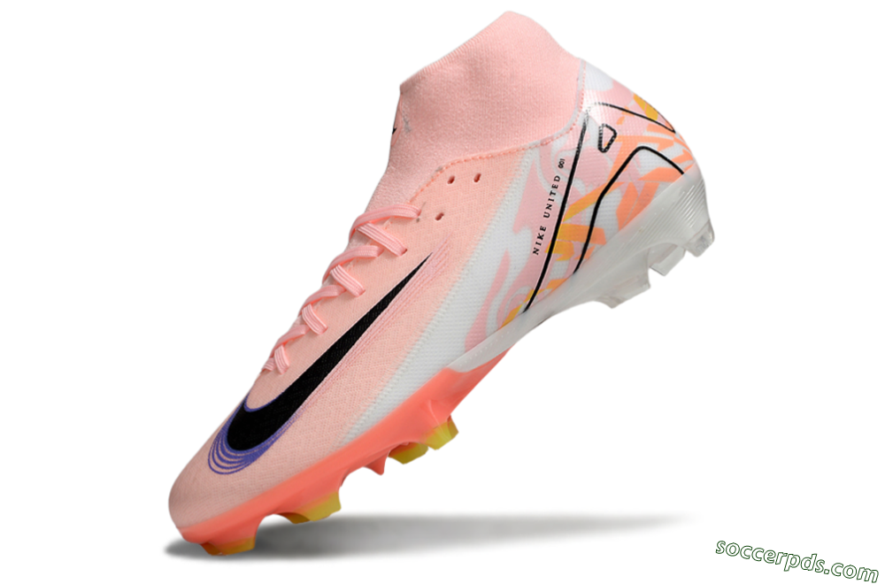 Nike Air Zoom Mercurial Superfly 10 Academy FG High-Tops Football Boots - Pink/Black/Purple 5