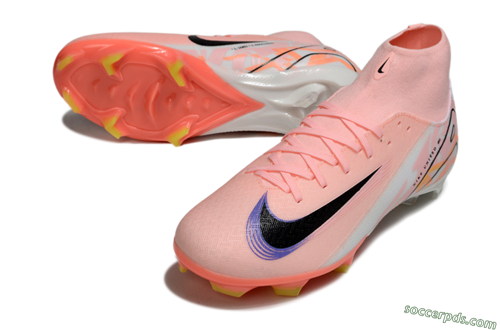 Nike Air Zoom Mercurial Superfly 10 Academy FG High-Tops Football Boots - Pink/Black/Purple 3