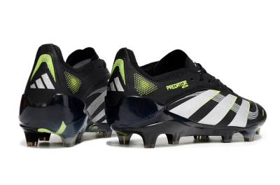 Adidas Predator 25 Elite FG Low-Tops Football Boots - Black/White/Yellow
