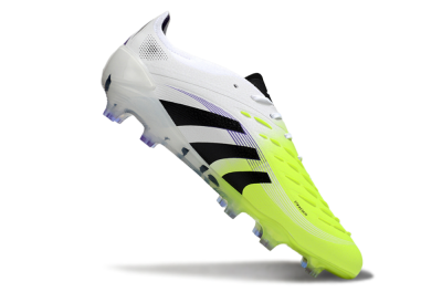Adidas Predator 25 Elite FG Low-Tops Football Boots - White/Yellow/Black