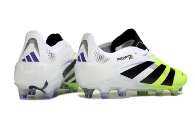Adidas Predator 25 Elite FG Low-Tops Football Boots - White/Yellow/Black