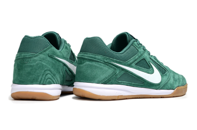 Nike Lunar Gato 2 IC Low-Tops Football Shoes - Green/White/Brown