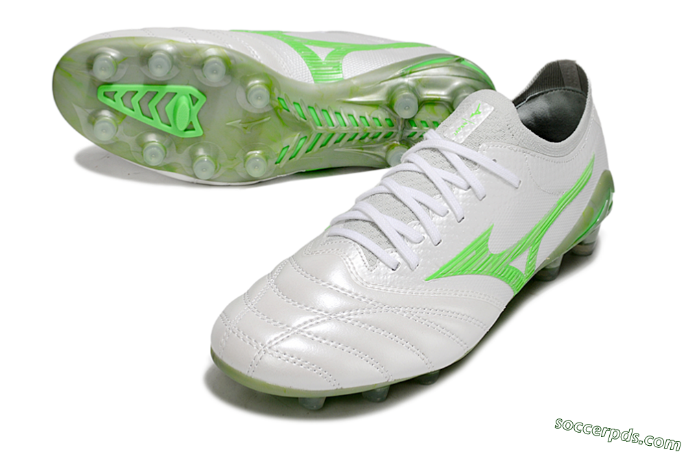 Mizuno Morelia Neo 4 Bate FG Low-Tops Football Boots - White/Yellow 3