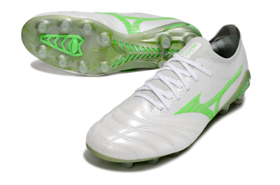 Mizuno Morelia Neo 4 Bate FG Low-Tops Football Boots - White/Yellow