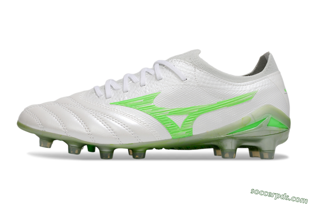 Mizuno Morelia Neo 4 Bate FG Low-Tops Football Boots - White/Yellow 2