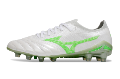 Mizuno Morelia Neo 4 Bate FG Low-Tops Football Boots - White/Yellow