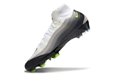 Nike Air Zoom Mercurial Superfly 10 Elite FG High-Tops Football Boots - White/Grey/Yellow