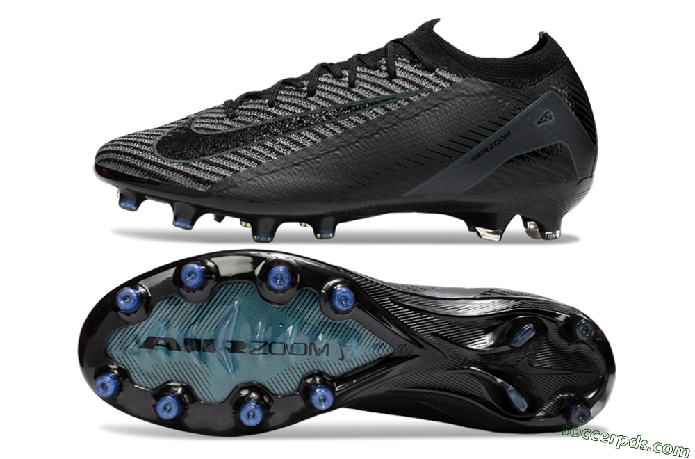 Nike Air Zoom Mercurial Vapor 16 Elite AG Low-Tops Football Boots - Black/Jade/Silver 0